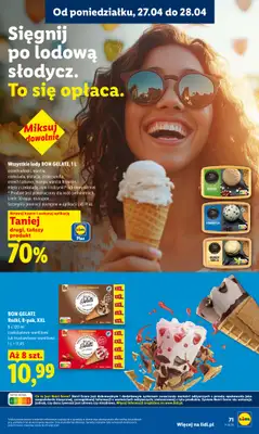 Lidl - gazetka promocyjna Oferta od poniedziałku od poniedziałku 27.04 do wtorku 28.04 - strona 71