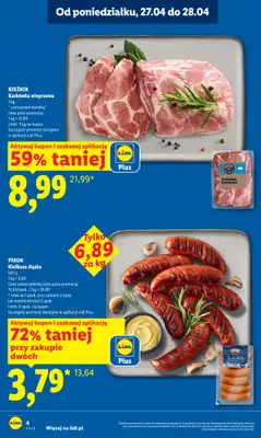 Lidl - gazetka promocyjna Oferta od poniedziałku od poniedziałku 27.04 do wtorku 28.04 - strona 4