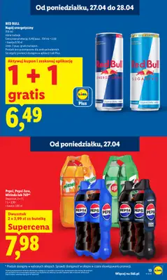 Lidl - gazetka promocyjna Oferta od poniedziałku od poniedziałku 27.04 do wtorku 28.04 - strona 13