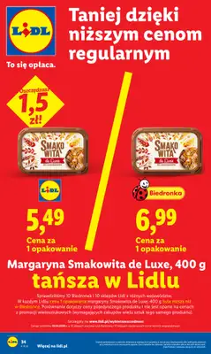 Lidl - gazetka promocyjna Oferta od poniedziałku od poniedziałku 27.04 do wtorku 28.04 - strona 34