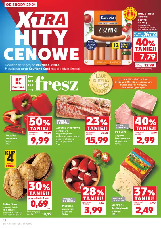 Kaufland - gazetka promocyjna Gazetka Tygodnia  do środy 06.05 - strona 16