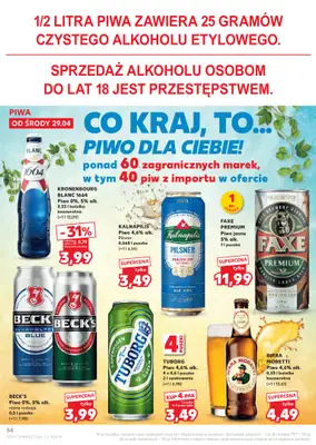 Kaufland - gazetka promocyjna Gazetka Tygodnia  do środy 06.05 - strona 54