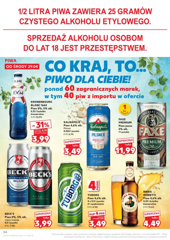 Kaufland - gazetka promocyjna Gazetka Tygodnia  do środy 06.05 - strona 54