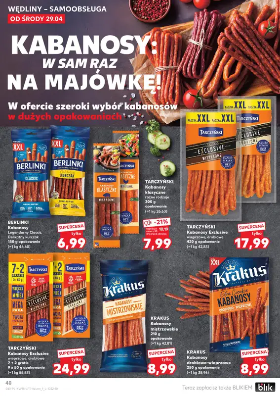 Kaufland - gazetka promocyjna Gazetka Tygodnia  do środy 06.05 - strona 40