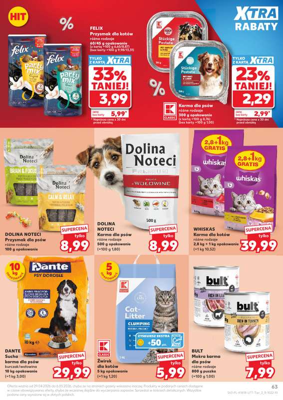 Kaufland - gazetka promocyjna Gazetka Tygodnia  do środy 06.05 - strona 63