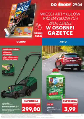 Kaufland - gazetka promocyjna Gazetka Tygodnia  do środy 06.05 - strona 65