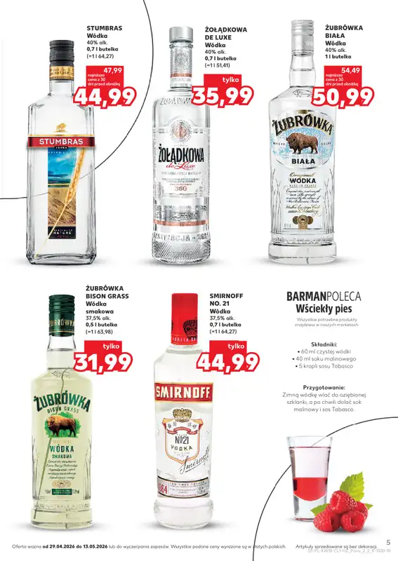 Kaufland - gazetka promocyjna Barek Kauflandu  do środy 13.05 - strona 5