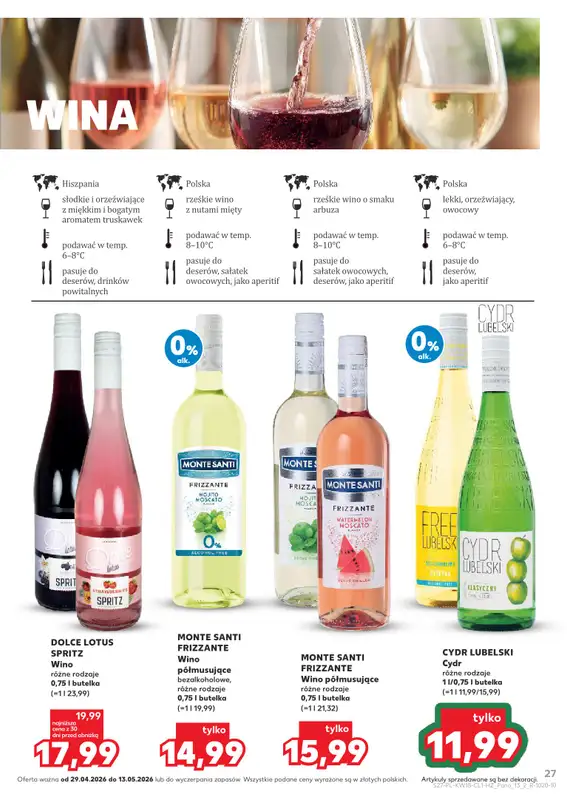 Kaufland - gazetka promocyjna Barek Kauflandu  do środy 13.05 - strona 27