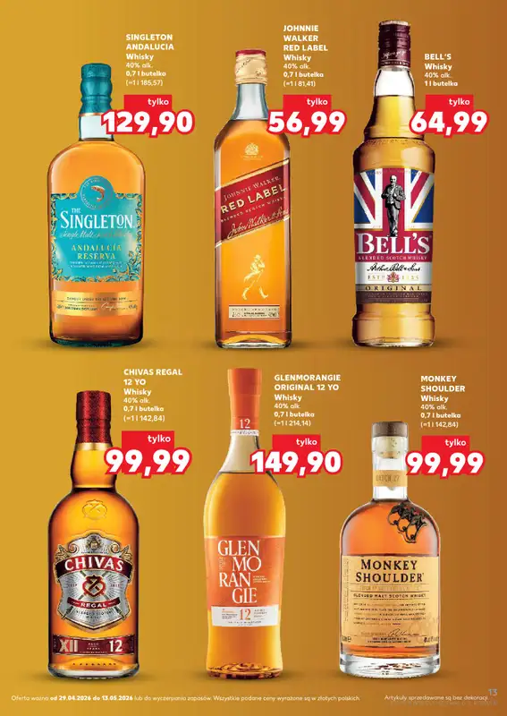 Kaufland - gazetka promocyjna Barek Kauflandu  do środy 13.05 - strona 13