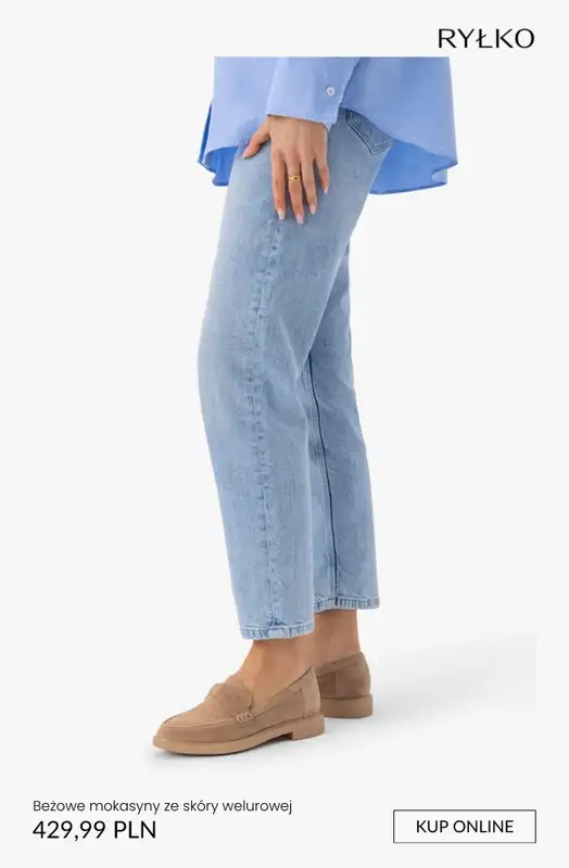 Ryłko - gazetka promocyjna Mokasyny damskie od wtorku 28.04  - strona 9