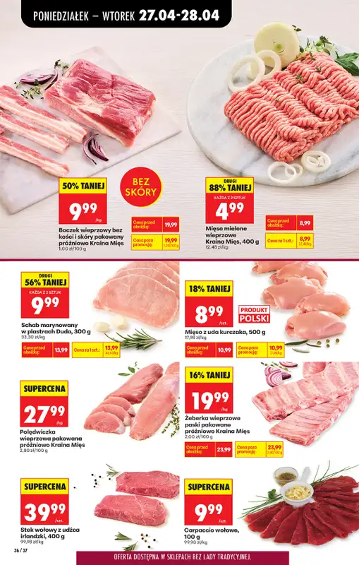 Biedronka - gazetka promocyjna Od poniedziałku od poniedziałku 27.04 do soboty 02.05 - strona 54