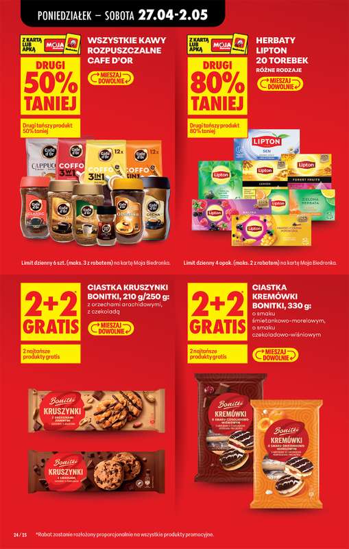 Biedronka - gazetka promocyjna Od poniedziałku od poniedziałku 27.04 do soboty 02.05 - strona 42