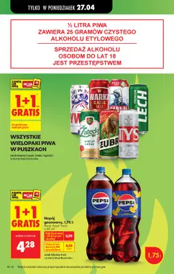 Biedronka - gazetka promocyjna Od poniedziałku od poniedziałku 27.04 do soboty 02.05 - strona 28