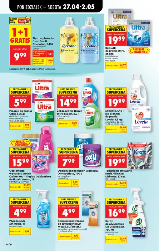 Biedronka - gazetka promocyjna Od poniedziałku od poniedziałku 27.04 do soboty 02.05 - strona 78