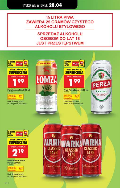 Biedronka - gazetka promocyjna Od poniedziałku od poniedziałku 27.04 do soboty 02.05 - strona 30