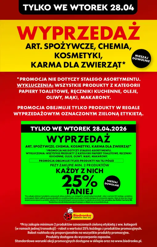 Biedronka - gazetka promocyjna Od poniedziałku   - strona 3