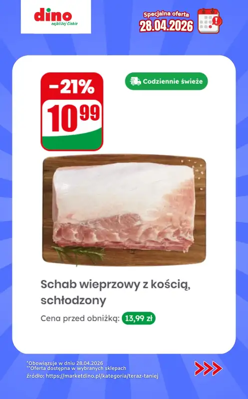Dino - gazetka promocyjna Specjalna oferta na 28.04.2026 - promocje spoza gazetki od wtorku 28.04 do wtorku 28.04 - strona 3