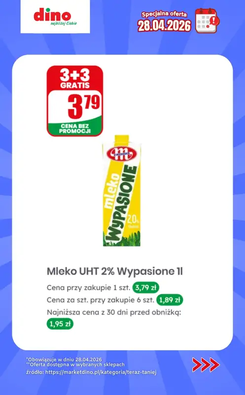 Dino - gazetka promocyjna Specjalna oferta na 28.04.2026 - promocje spoza gazetki od wtorku 28.04 do wtorku 28.04 - strona 5