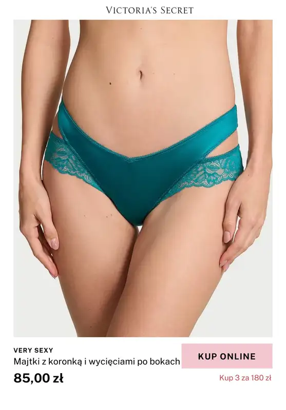 Victoria's Secret - gazetka promocyjna Majtki - Kup 3 za 180 zł od wtorku 28.04 do poniedziałku 04.05 - strona 5