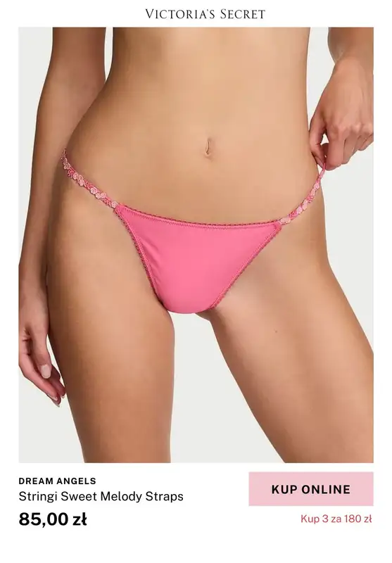 Victoria's Secret - gazetka promocyjna Majtki - Kup 3 za 180 zł od wtorku 28.04 do poniedziałku 04.05 - strona 3