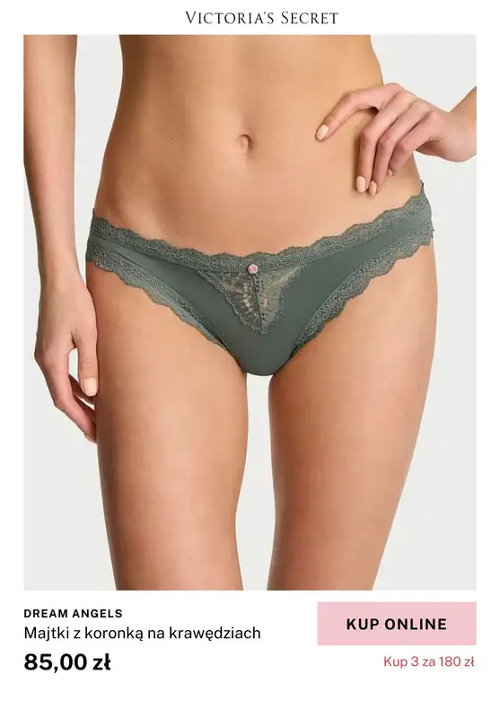 Victoria's Secret - gazetka promocyjna Majtki - Kup 3 za 180 zł od wtorku 28.04 do poniedziałku 04.05 - strona 11