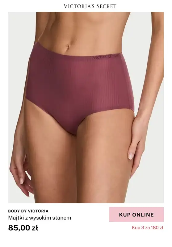 Victoria's Secret - gazetka promocyjna Majtki - Kup 3 za 180 zł od wtorku 28.04 do poniedziałku 04.05 - strona 9