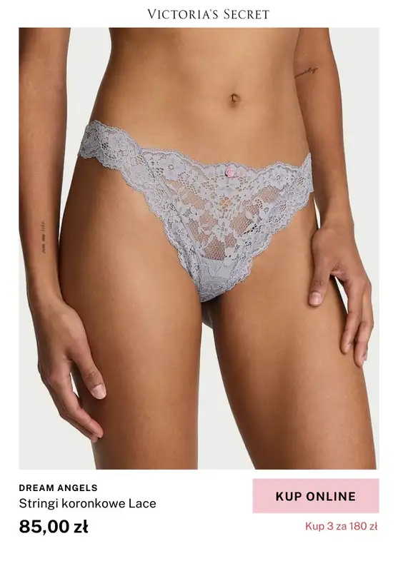 Victoria's Secret - gazetka promocyjna Majtki - Kup 3 za 180 zł od wtorku 28.04 do poniedziałku 04.05 - strona 10