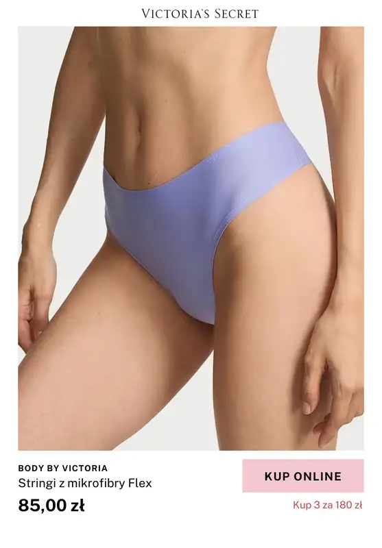 Victoria's Secret - gazetka promocyjna Majtki - Kup 3 za 180 zł od wtorku 28.04 do poniedziałku 04.05 - strona 7