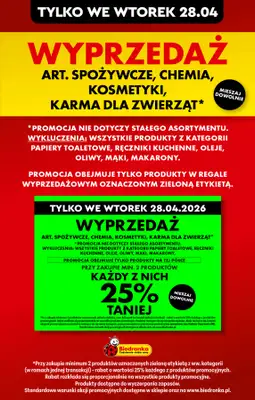 Biedronka - gazetka promocyjna Od poniedziałku, Z ladą tradycyjną od poniedziałku 27.04 do soboty 02.05 - strona 3