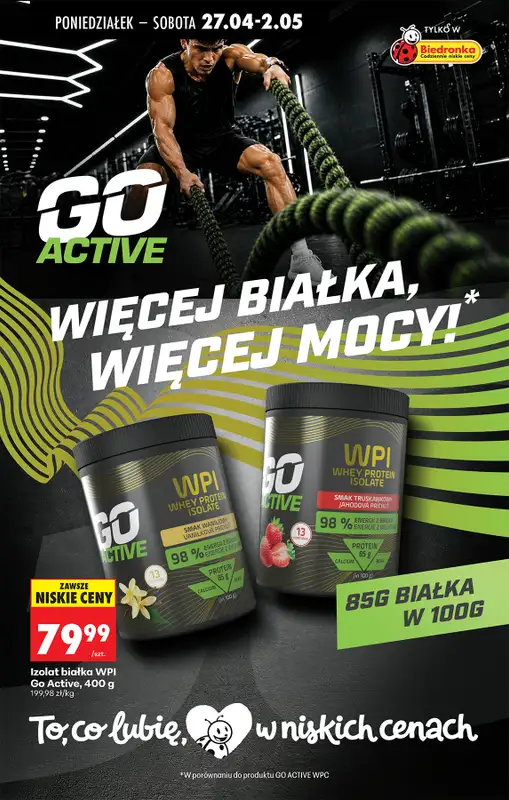 Biedronka - gazetka promocyjna Od poniedziałku, Z ladą tradycyjną od poniedziałku 27.04 do soboty 02.05 - strona 83