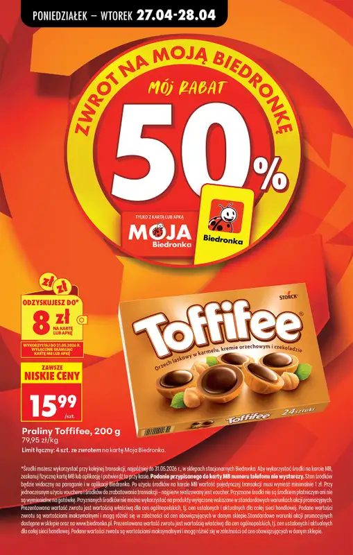 Biedronka - gazetka promocyjna Od poniedziałku, Z ladą tradycyjną od poniedziałku 27.04 do soboty 02.05 - strona 33