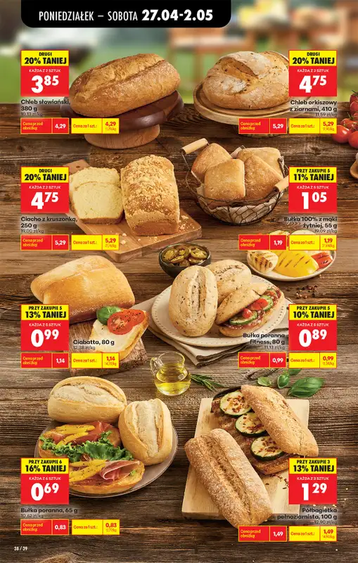 Biedronka - gazetka promocyjna Od poniedziałku, Z ladą tradycyjną od poniedziałku 27.04 do soboty 02.05 - strona 54
