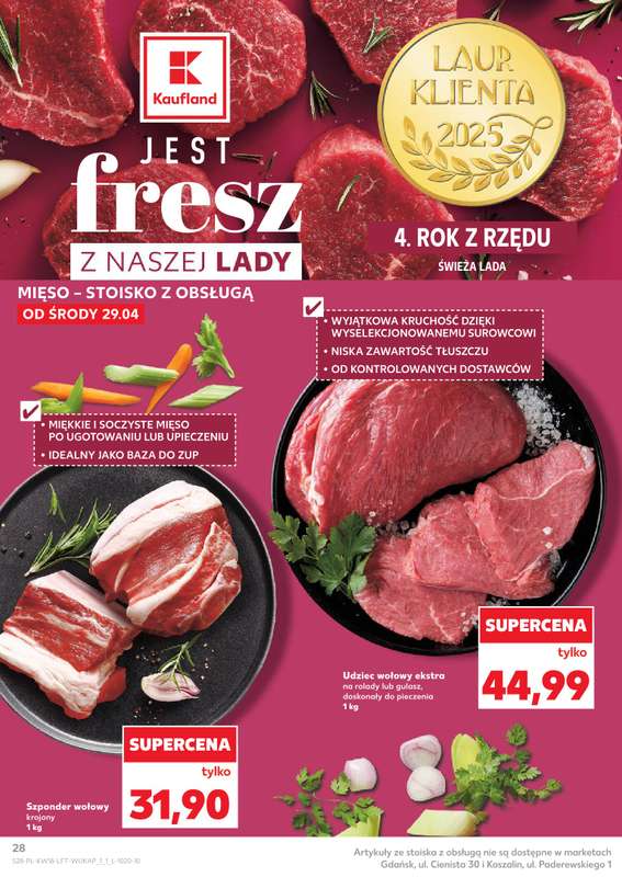 Kaufland - gazetka promocyjna Gazetka Tygodnia od środy 29.04 do środy 06.05 - strona 28