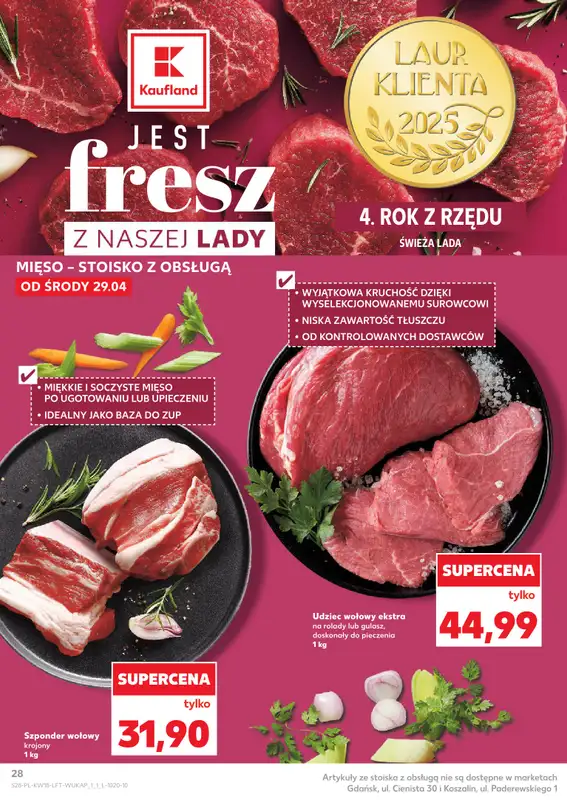 Kaufland - gazetka promocyjna Gazetka Tygodnia od środy 29.04 do środy 06.05 - strona 28
