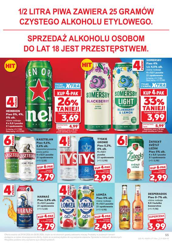 Kaufland - gazetka promocyjna Gazetka Tygodnia od środy 29.04 do środy 06.05 - strona 55