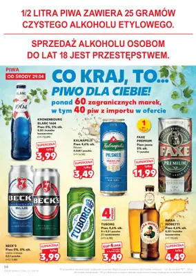 Kaufland - gazetka promocyjna Gazetka Tygodnia od środy 29.04 do środy 06.05 - strona 54