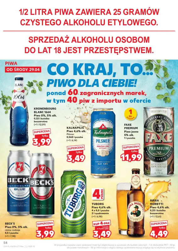 Kaufland - gazetka promocyjna Gazetka Tygodnia od środy 29.04 do środy 06.05 - strona 54