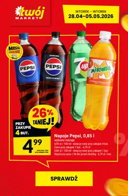 Twój Market - gazetka promocyjna Najlepsze promocje! od środy 29.04 do wtorku 05.05 - strona 9