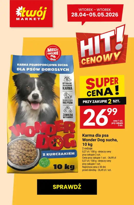 Twój Market - gazetka promocyjna Najlepsze promocje! od środy 29.04 do wtorku 05.05 - strona 11