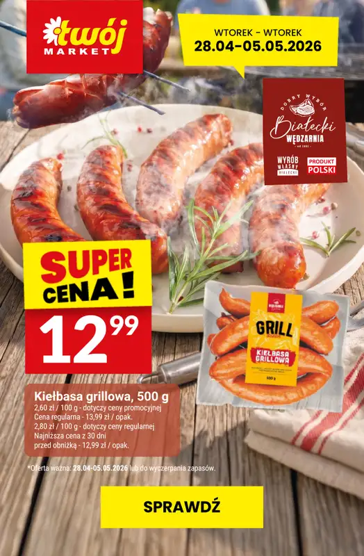 Twój Market - gazetka promocyjna Najlepsze promocje! od środy 29.04 do wtorku 05.05 - strona 6