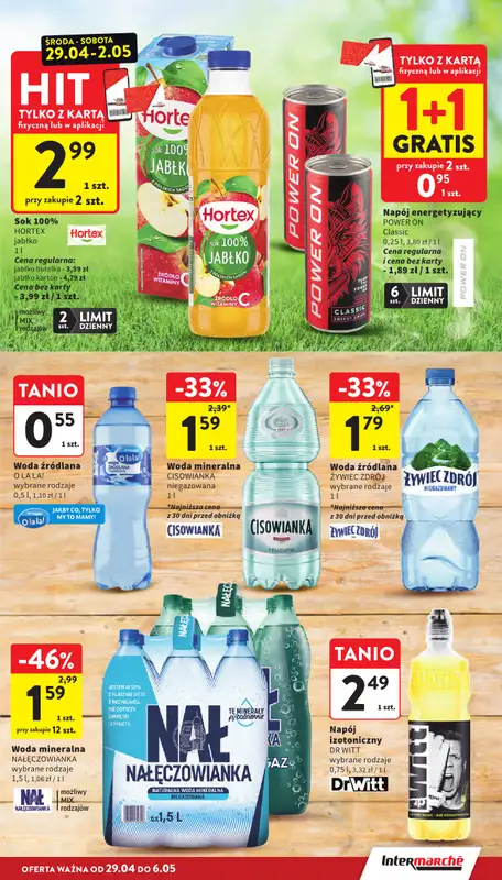 Intermarche - gazetka promocyjna Gazetka od środy 29.04 do środy 06.05 - strona 9