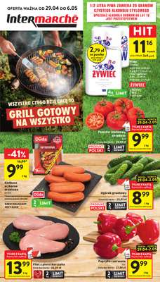 Intermarche - gazetka promocyjna Gazetka od środy 29.04 do środy 06.05