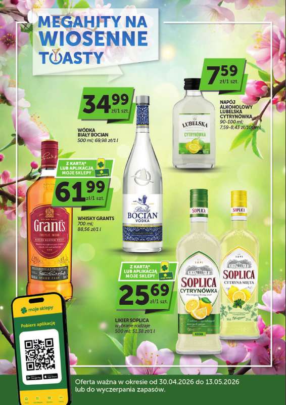 ABC - gazetka promocyjna Gazetka alkoholowa  do środy 13.05