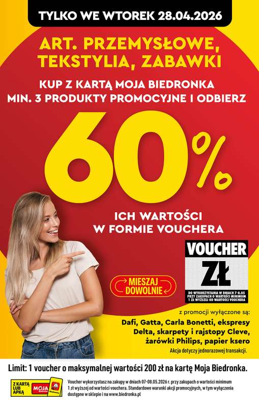 Biedronka - gazetka promocyjna Od poniedziałku, Z ladą tradycyjną od poniedziałku 27.04 do soboty 02.05 - strona 2