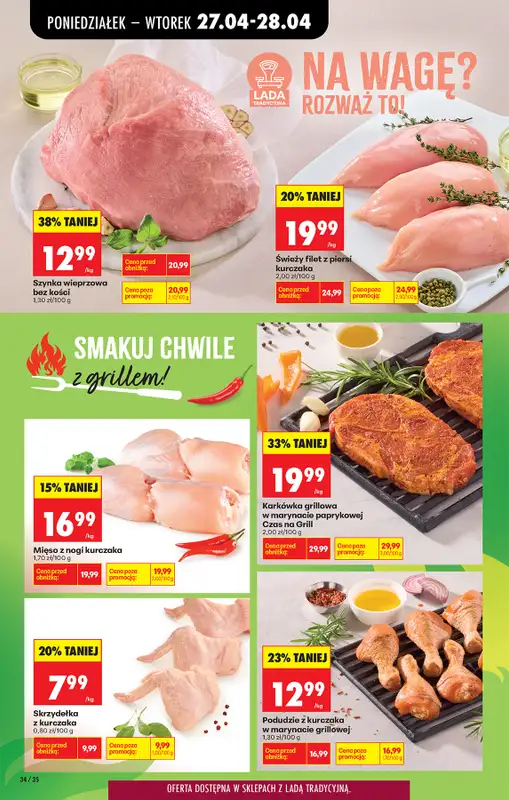 Biedronka - gazetka promocyjna Od poniedziałku, Z ladą tradycyjną od poniedziałku 27.04 do soboty 02.05 - strona 52