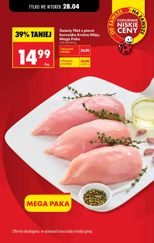 Biedronka - gazetka promocyjna Od poniedziałku, Z ladą tradycyjną od poniedziałku 27.04 do soboty 02.05 - strona 6