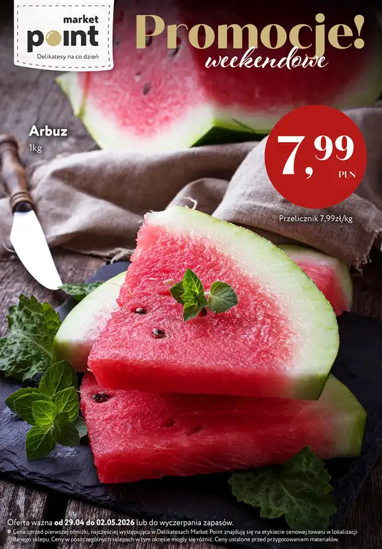 Market Point - gazetka promocyjna Gazetka od wtorku 28.04 do soboty 02.05 - strona 9