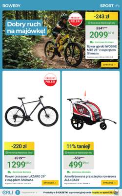 Rower górski IWOBIKE MTB 26” z osprzętem Shimano