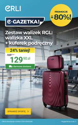 ERLI - gazetka promocyjna Majówkowe hity w super cenach na ERLI! od środy 29.04 do niedzieli 03.05