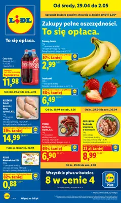 Lidl - gazetka promocyjna Od środy od środy 29.04 do soboty 02.05